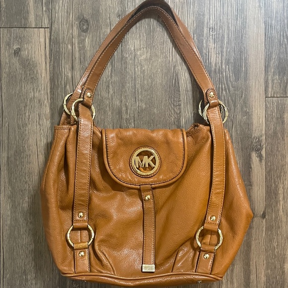 Michael Kors Brown Leather Shoulder Bag - Picture 12 of 12